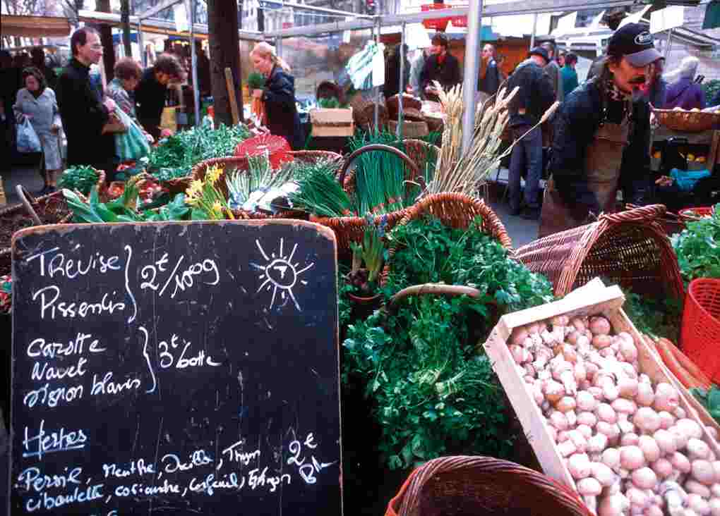 Mercados de rua parisiense