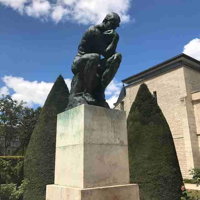 O pensador - Jardim do Museu de Rodin
