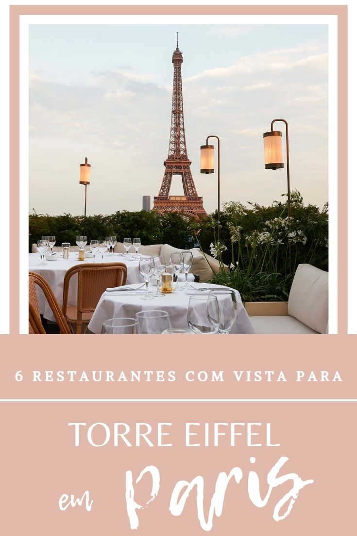 Restaurantes com vista para a Torre Eiffel