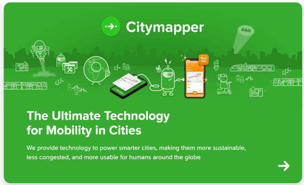 Melhor aplicativo para localização em Paris CityMapper